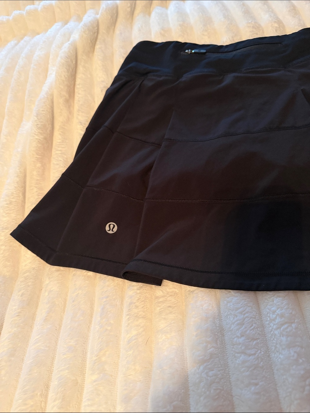 lululemon athletica Black Circle Skater Skirt